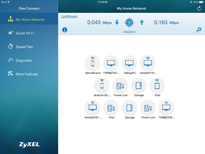 zyxel one connect software