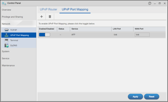 UPnP port mapping