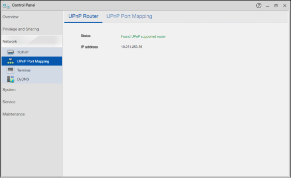 UPnP router